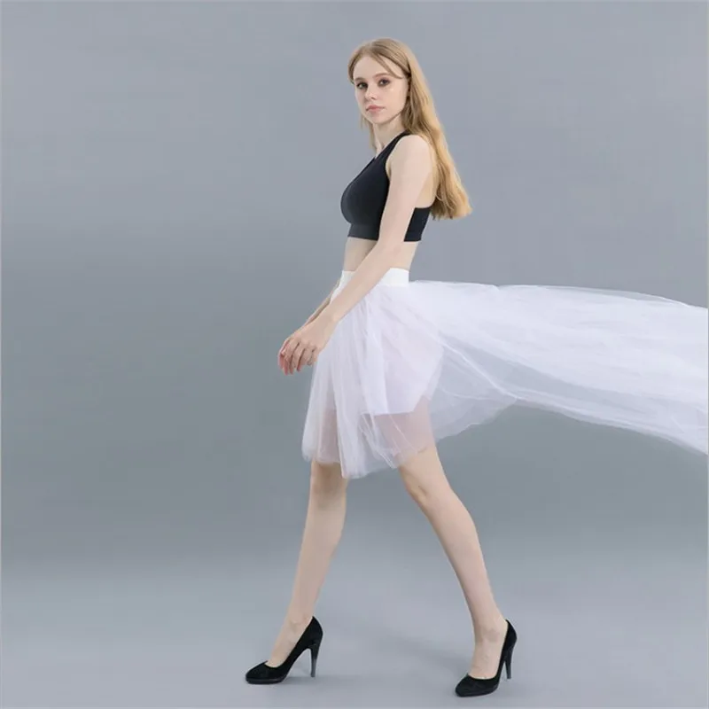

Asymmetric 3 color mesh chemise fit comfort summer sexy ladies ballet skirt party dance Lolita mini skirt