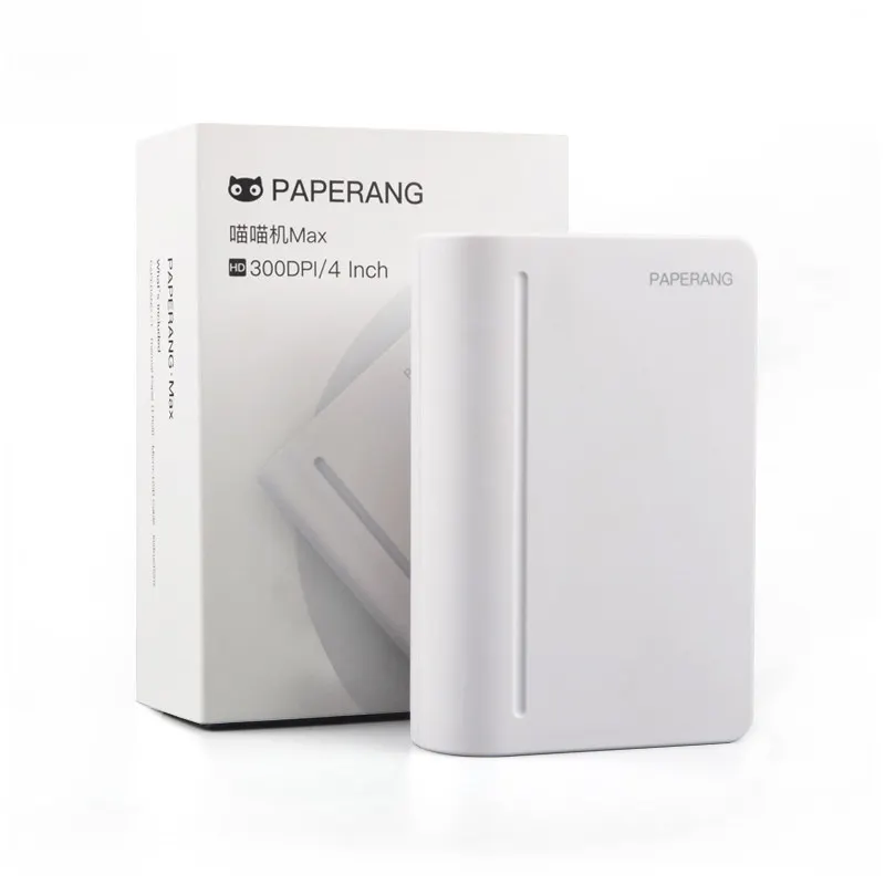 Paperang MAX 112 мм портативный термальный Bluetooth принтер мини фото фотографии принтер для мобильного телефона карманная машина