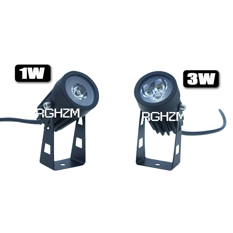 Lawn Lamp Garden Lighting Outdoor LED Floodlight LED Lawn Lamp Waterproof IP65 1W 3W 220V 110V 12V 24V For Country House Garden Decoration Outdoor Landscape Path Spotlight