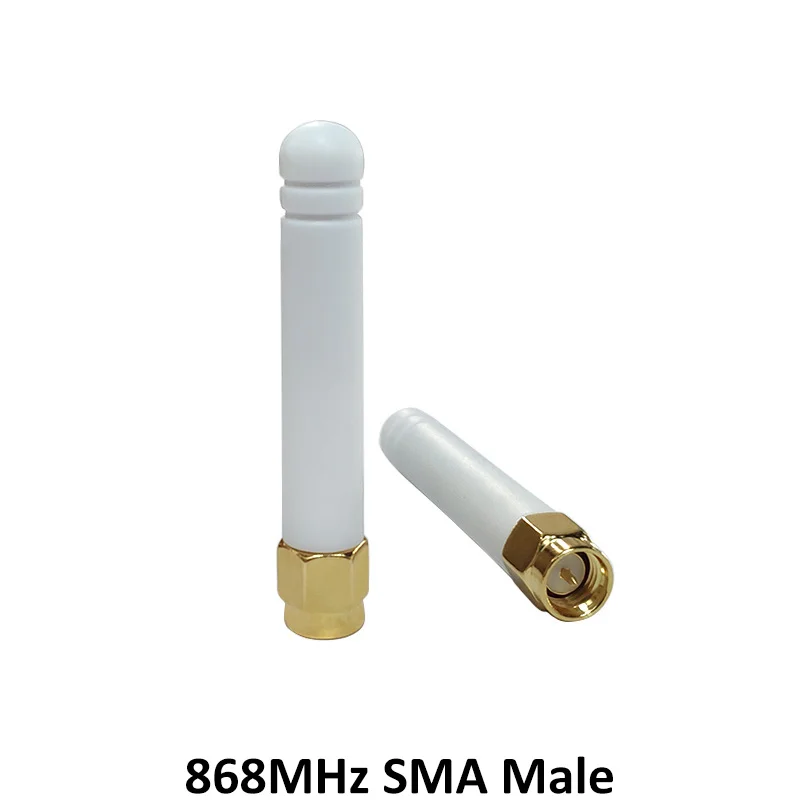 GRANDWISDOM 20pcs 868mhz antenna 2dbi sma male 915mhz lora antene module lorawan ipex 1 SMA female pigtail Extension Cable