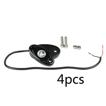 

4PCS LED Rock Lights Waterproof LED Neon Underglow Light for Car Truck SUV Offroad Boat