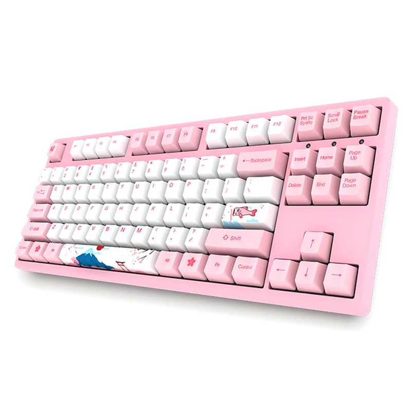 Игровая механическая клавиатура AKKO 3087 87 клавиш PBT type C USB Проводная для ПК