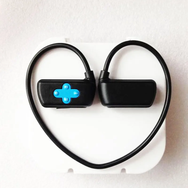 BT 16G mp3 blue Mp3-плеер Bluetooth водонепроницаемый 16G HIFI IPX8 Плавание Спорт на открытом воздухе беспроводные наушники USB MP3 Музыкальные плееры - Цвет: BT 16G mp3 blue