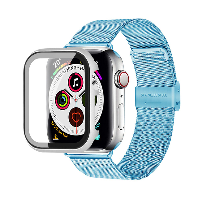 For apple watch band 44mm 40mm 42mm 38mm smart watch pulseira bracelet belt case cover for apple watch 6 watchband