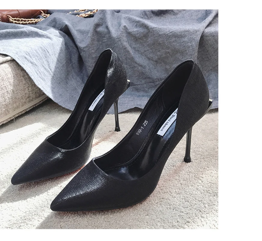 

Women Spring Leopard Pumps Women Sexy Pointed Toe Woman Elegant High Heels Comfortable Soft Suede Shallow Female Shoes Y21-31