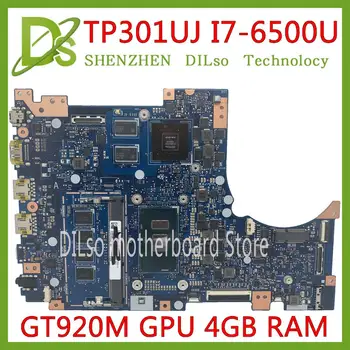 شراءKEFU TP301UJ اللوحة الأم ل ASUS TP301UA Q303UA الأصلي اللوحة الأم 4GB-RAM I7-6500U GT920M-2GB اختبار 100% العمل اللوحة الأم