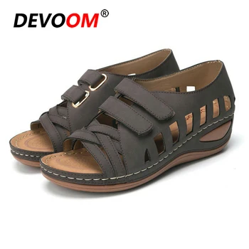 

New Plus Size 43 Fashion Summer Women Gladiator Sandals Female Beach Shoes High Heel Wedge Shoes Comfort Platform Sandals Women
