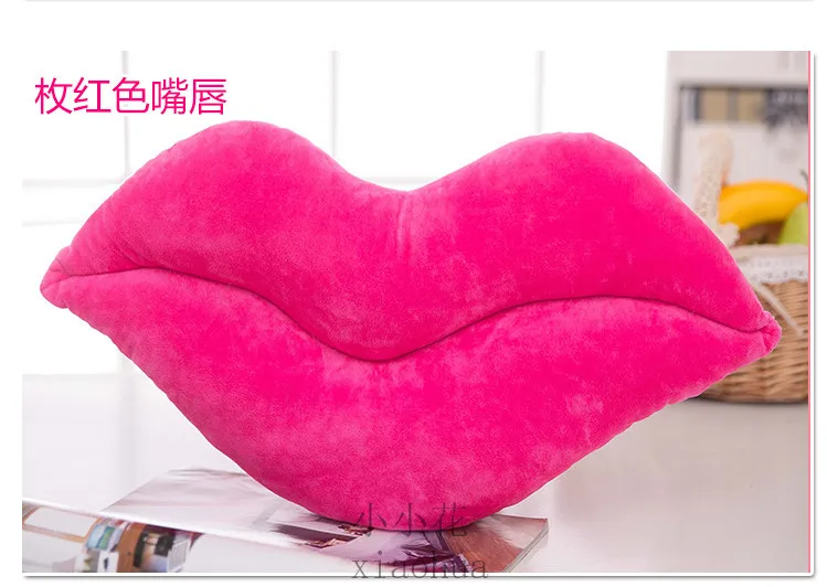 Creative Lips Pillow Plush Toys Lip Red Cushion Lumbar Support Pillow Wedding Girl'S Gift
