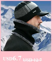 Men Women Baggy Crochet Winter Wool Knit Ski Beanie Skull Slouchy Caps Hat Hip Hop Warm Winter Hats For Women C1217