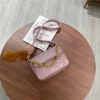 

Delicate Casual Women Shoulder Crossbody Bags Classic Texture Creative Design Chic Fashion Pure Color Travel Totes