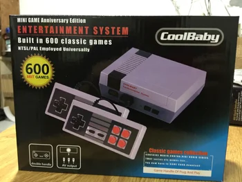 

50PCS Mini TV Handheld Players Video Game Console Built-in 600 Different Classic Games Dual Gamepad Controls PAL+NTSC Nes Game