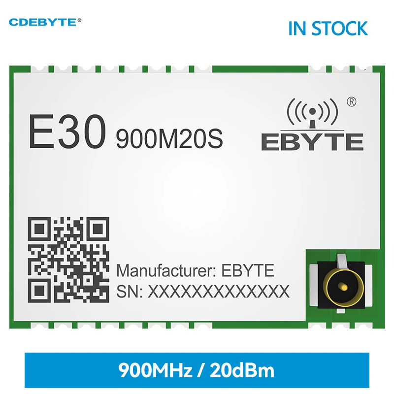 In Stock SI4463 868/915MHz RF Wireless Module E30-900M20S Long Range 2.5KM 100mW IPEX/Stamp Hole Antenna SMD SPI | Мобильные