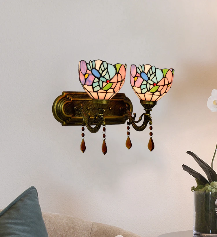 Barroco turco do vintage lâmpada de parede
