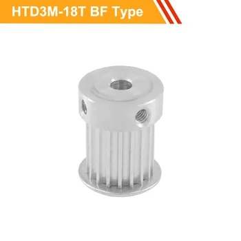 

3M 18T Timing Pulley HTD3M Type Toothed Pulley Wheel 11mm/16mm Belt Width 4/5/6/6.35/7/8mm Bore Gear Belt Pulley