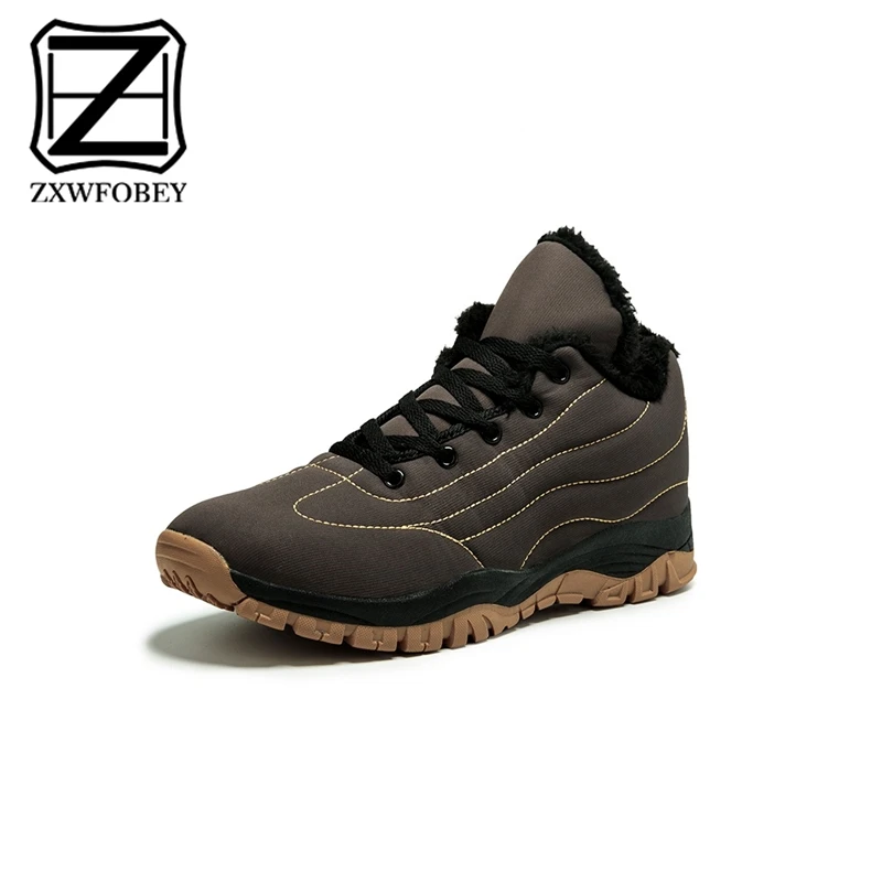 

ZXWFOBEY/Мужская и женская обувь; Теплая зимняя обувь; Пара зимних кроссовок с мехом; Повседневная обувь унисекс; Меховые кроссовки