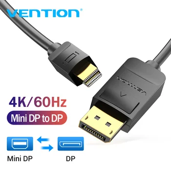 

Vention Mini DP to DP Cable 4K Mini Displayport to DisplayPort Cable Adapter for Macbook Pro Air Computer TV DP to Mini DP Cable