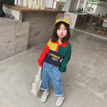 Tckids детская одежда, Настраиваемые 19 осенних нейтральных моделей, микро эластичный светильник, мягкие джинсы свободного кроя с эффектом стирки