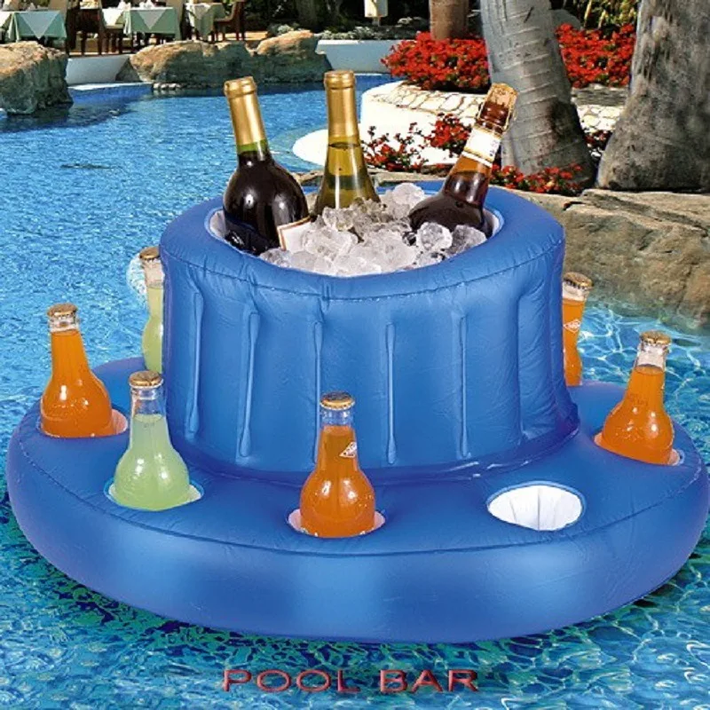 Profession Production Customizable Outdoor Inflatable Beverage Ice Bucket, Chargable Deflated Portable Inflatable Beer Ice Bucke