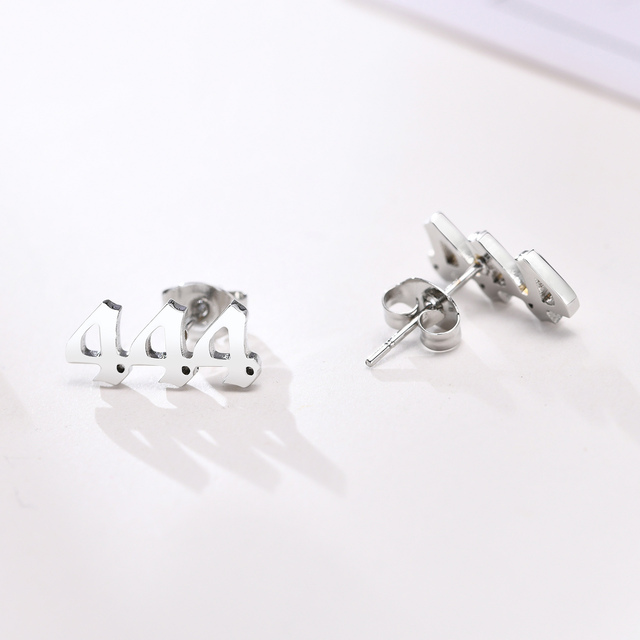 Earrings, Angel Number Earring 111 222 333 444 555 666 777 888 999, Women Earring, Christmas Gift, BFF Gift, Teacher Gift