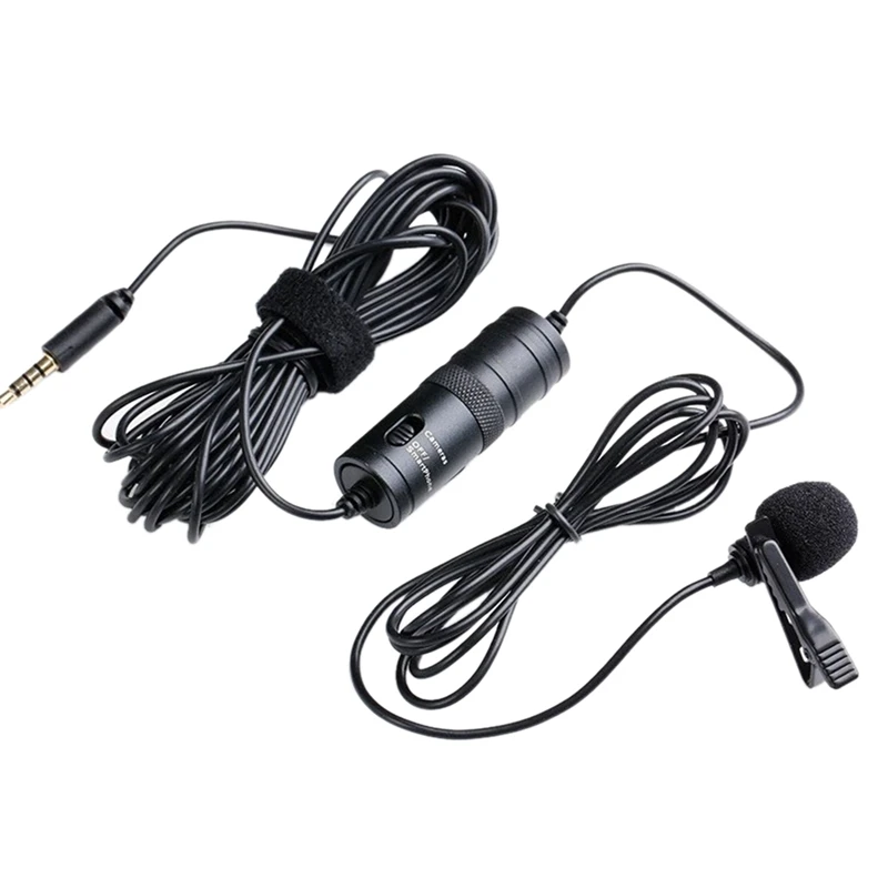 

Professional Microphone Lavalier Microphone Condenser Microphone Interview Microphone for Computer Phone SLR Camera