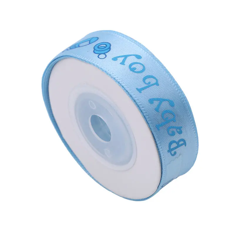 Blue boy 2 bottle Детский душ сатиновая подарочная лента пояс Сделай Сам ленточки ручной работы для дня рождения декоративные рождественские ленты - Цвет: Blue boy 2 bottle