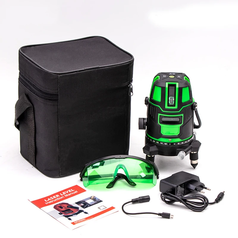 

ARTBULL level Cross Line Laser Self-Leveling Vertical & Horizontal Lasers 5 line green red laser level