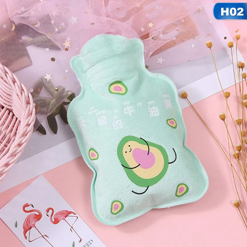 Мультяшная ручная бутылка для теплой воды милые мини-бутылки для горячей воды маленький портативный ручной подогреватель для инъекций воды сумка для хранения инструментов - Цвет: H02