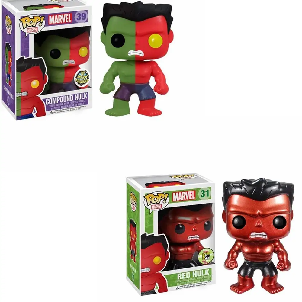 Поп MARVEL Мстители Красный Халк составная фигура Халка экшн игрушки Коллекция