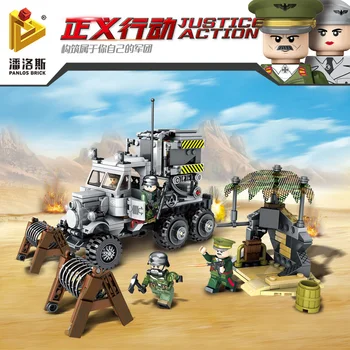 

Military Justice Action Avengers Series Model Brick Kit Compatible with PANLOS technic toys for children's