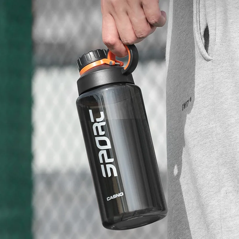 Sports Water Bottle With Stainless Steel Strainer Camping Cycling Hiking Fitness Sport Shaker Drinking Bottles