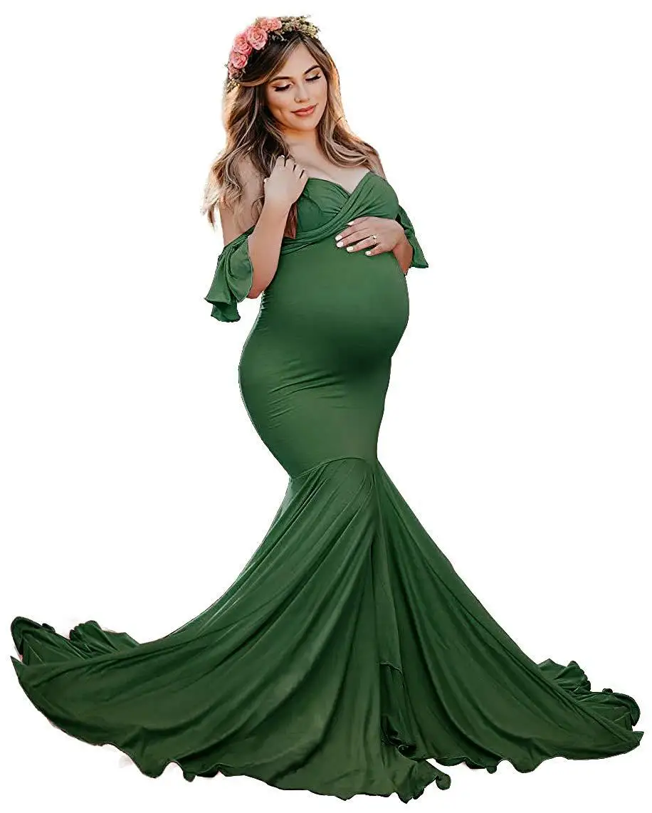 Платье для беременных для фотосессии; платье макси для беременных; необычное женское платье для беременных; Платье для фотосессии; H480 - Цвет: 3