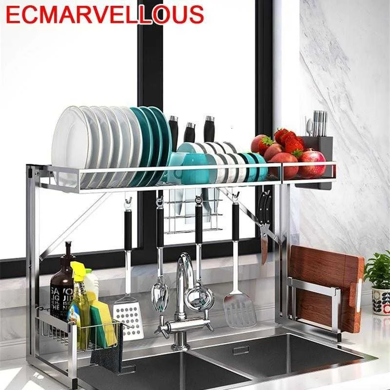 Nevera Dish Cosinha Cosina Accessories Organizadores De Keuken Stainless  Steel Cuisine Mutfak Cocina Organizador Kitchen Rack