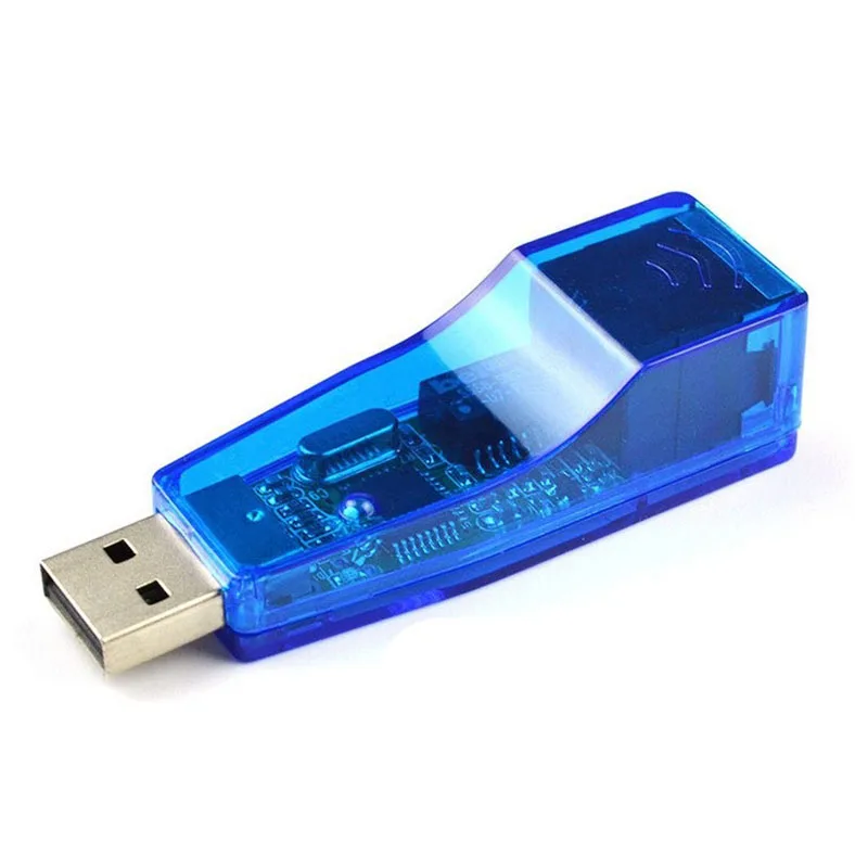 Usb ноутбук Настольный компьютер прямой разъем Внешняя usb сетевая карта 9700 синяя сетевая карта RJ45 usb