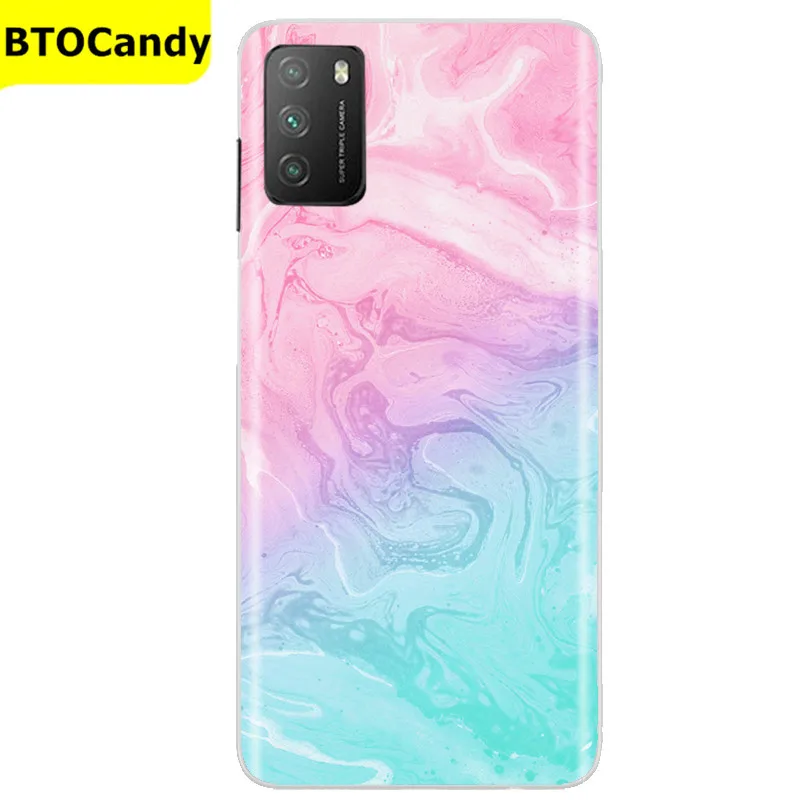 pouch mobile For POCO M3 Case Soft Silicone Back Phone Case for Xiaomi Poco M3 Pro 5G Back Cover Soft TPU Coque for POCO M 3 M3 Silicone Case best iphone wallet case Cases & Covers