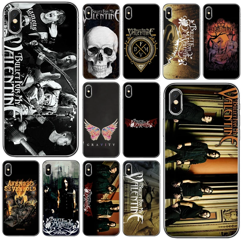 Bullet For My Valentine band Cover Soft Silicone TPU Phone Case iPhone 5 5S SE 6 6plus 7 8 plus X XS XR Max 11 | Мобильные телефоны