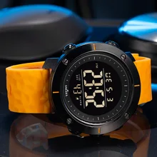 Новые часы цифровые привели часы smael спортивные наручные часы 50m водонепроницаемый плавательный часы секундомер время военные часы