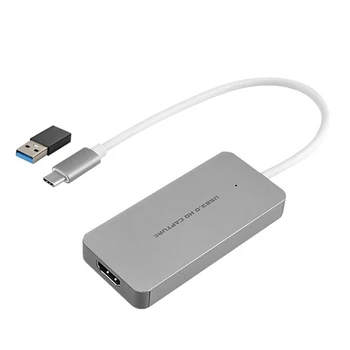 

Capture Card HDMI to Type C USB 3.0 1080P Video Capture Card for PS3 PS4 Game Live Streaming for Mac Windows Win10