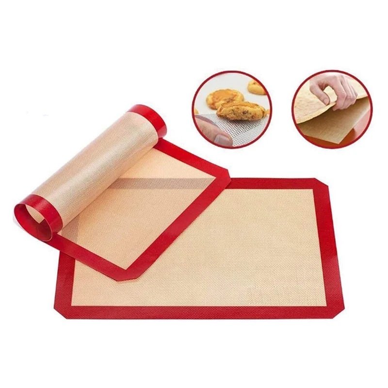 Tapis de cuisson en Silicone réutilisable, antiadhésif, pour Barbecue,  plaque de cuisson, pour four, pique-nique, plateau à biscuits, outils de  four - AliExpress