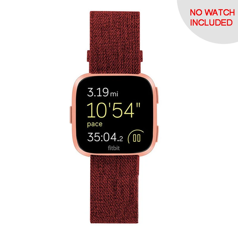 Браслет на запястье ремешок для Fitbit Versa тканый нейлоновый смарт-Браслет для Fitbit Versa ремешок на запястье смарт-Аксессуары