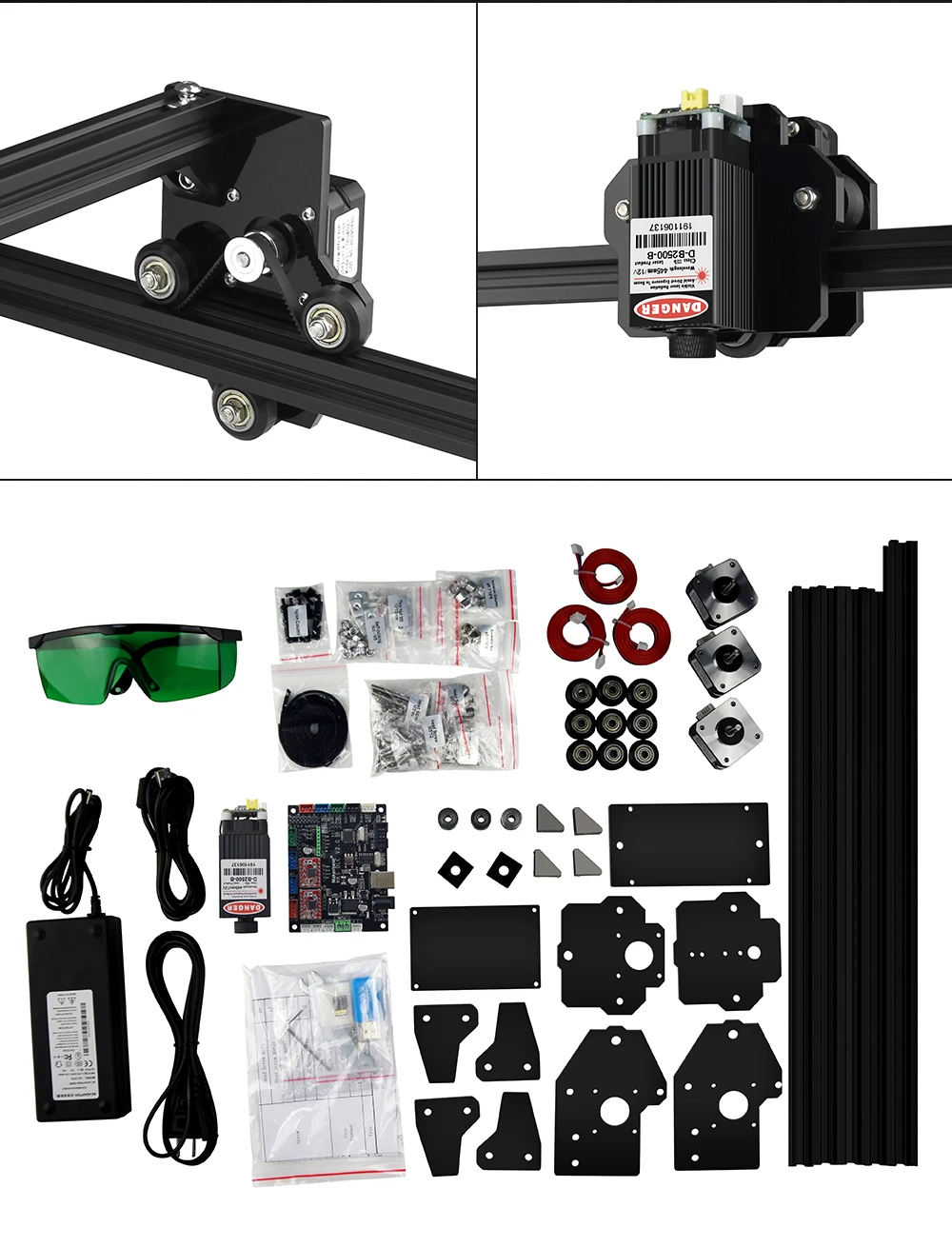 30*40cm Mini 2500MW CNC Laser Engraving Machine 2Axis DIY Engraver Desktop Wood Router/Cutter/Printer+ Laser Goggles