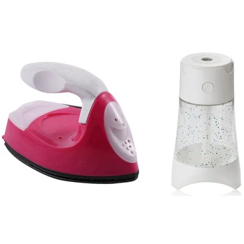 

Hot 2 Set Accessories: 1 Set Handheld Steam Household Ironing US Plug & 1 Set 300ML USB Cat Air Humidifier With LED Light