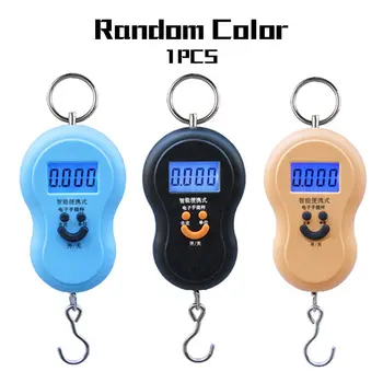 

50Kg Portable Electronic Scale Backlit Hoist Scale Baggage Express Parcel Hanging Scale Fishing Scale