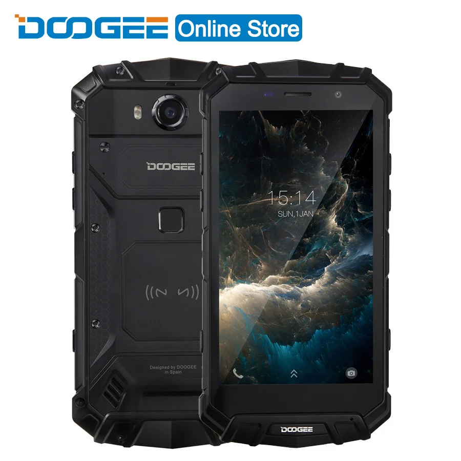 DOOGEE S60 Lite IP68 Water 5580mAh Wireless Charge 12V2A Quick Charge 5.2'' FHD MT6750T Octa Core 4GB 32GB Smartphone 16.0MP Cam