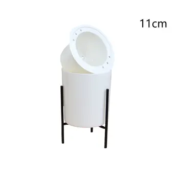 

Simple Self Watering Home Flowerpot Set Indoor Decorative Vase Balcony Fleshy Garden Nordic Style Green Planter With Iron Stand