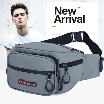 

Large Capacity Kidney Belt Bag For Women Men Canvas Casual Travel Sports Banana Bags Female Male Fanny Pack Bum Bag