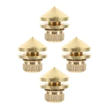 

4pcs Practical Floor-standing Speaker Spikes Practical Copper Speaker Pads