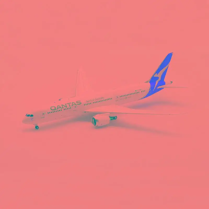 Inflight QANTAS BOEING 787-9 1/200 литье под давлением модель самолета