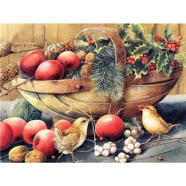 Adult Coloring By Numbers Flowers DIY Unframe Decor For Home Oil Painting By Numbers Fruit Acrylic Paint Handpainted Adult Gift 995832