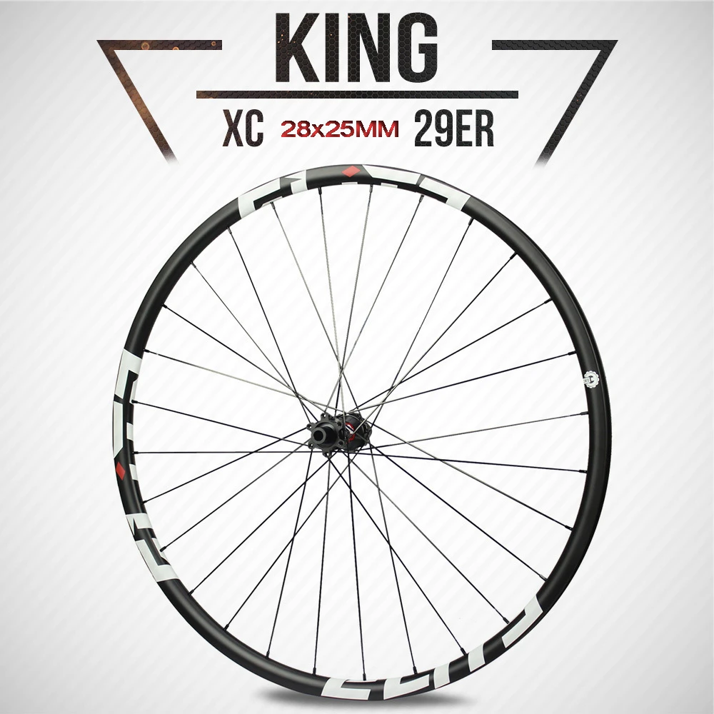 ELITE Super Light 29er MTB Carbon Wheelset DT Swiss 240 36T Hub 28x25mm Width XC / AM Mountain Hookless Wheel 1330g Only King | Спорт и