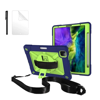 

Case For IPAD PRO 11 Pro 11 2018 2020 Safe Armor Shockproof Heavy Duty Silicone Hard Case + Film